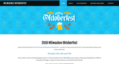 Desktop Screenshot of milwaukeeoktoberfest.com