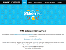 Tablet Screenshot of milwaukeeoktoberfest.com